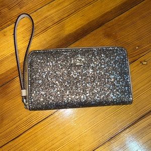 Coach Glittery Wristlet